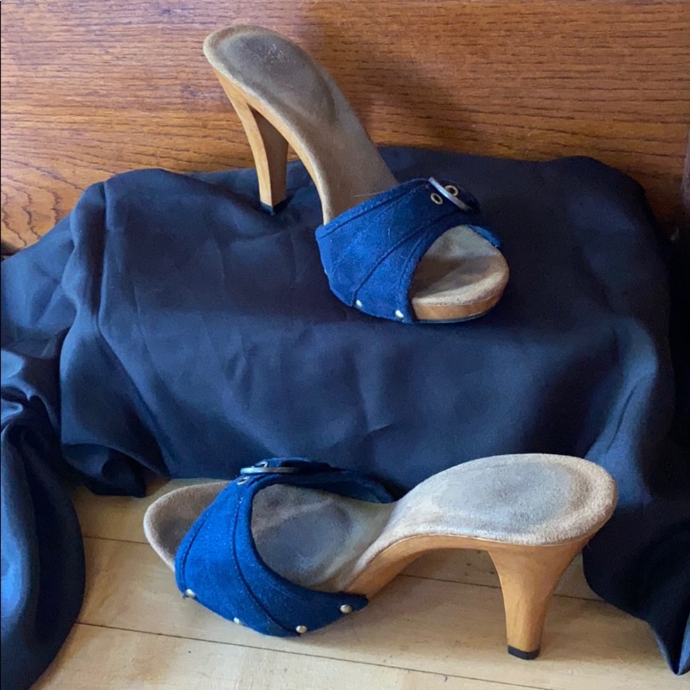 Suede heels